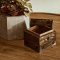 Orsina Resin Dice Set with Tray – Brown and Black Finish, 5 Pieces