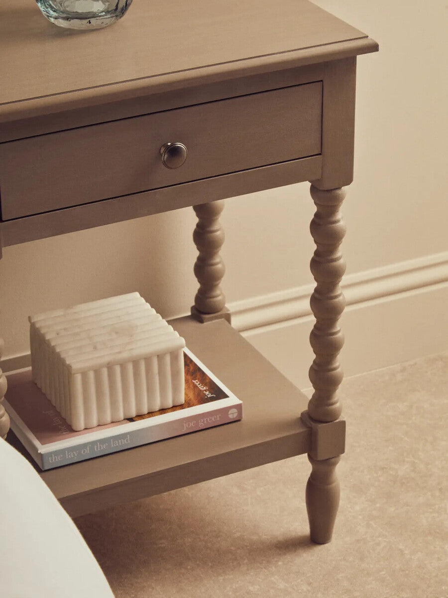 Orsina Savio White Fluted Marble Box – Square Jewelry & Trinket Storage