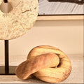 Orsina Cato Natural Wood Small Knot Decor – Minimalist Sculptural Accent
