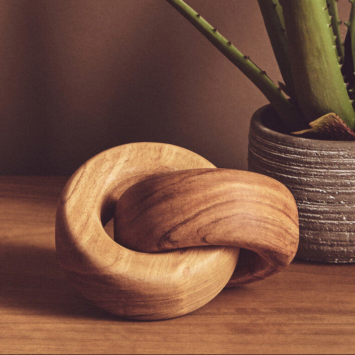 Orsina Cato Natural Wood Knot Decor – Handcrafted Sculptural Accent