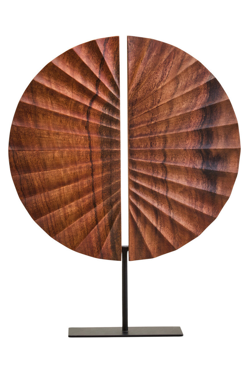 Orsina Westo Brown Wood Sculpture | Handcrafted Tabletop Decor