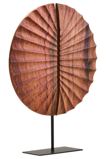 Orsina Westo Brown Wood Sculpture | Handcrafted Tabletop Decor