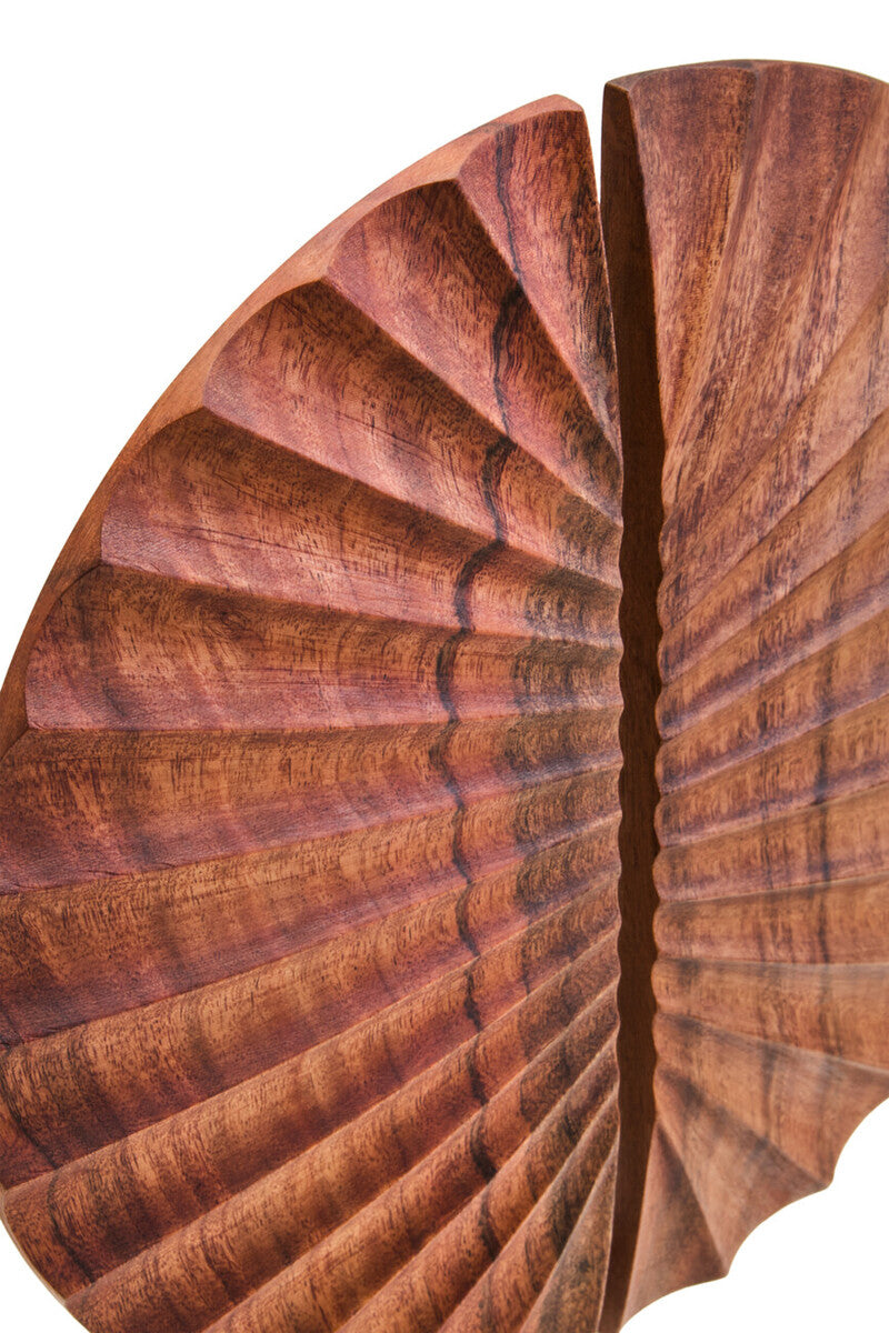 Orsina Westo Brown Wood Sculpture | Handcrafted Tabletop Decor
