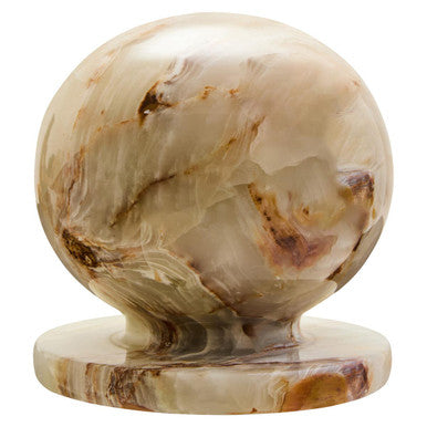 Orsina Oleena Onyx Ball Sculpture – Polished Stone Sphere Decor