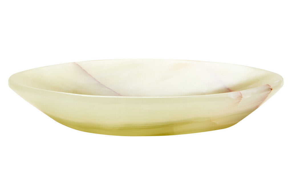Orsina Oleena Onyx Oval Decorative Dish – Handcrafted Natural Stone