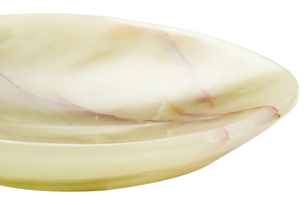 Orsina Oleena Onyx Oval Decorative Dish – Handcrafted Natural Stone