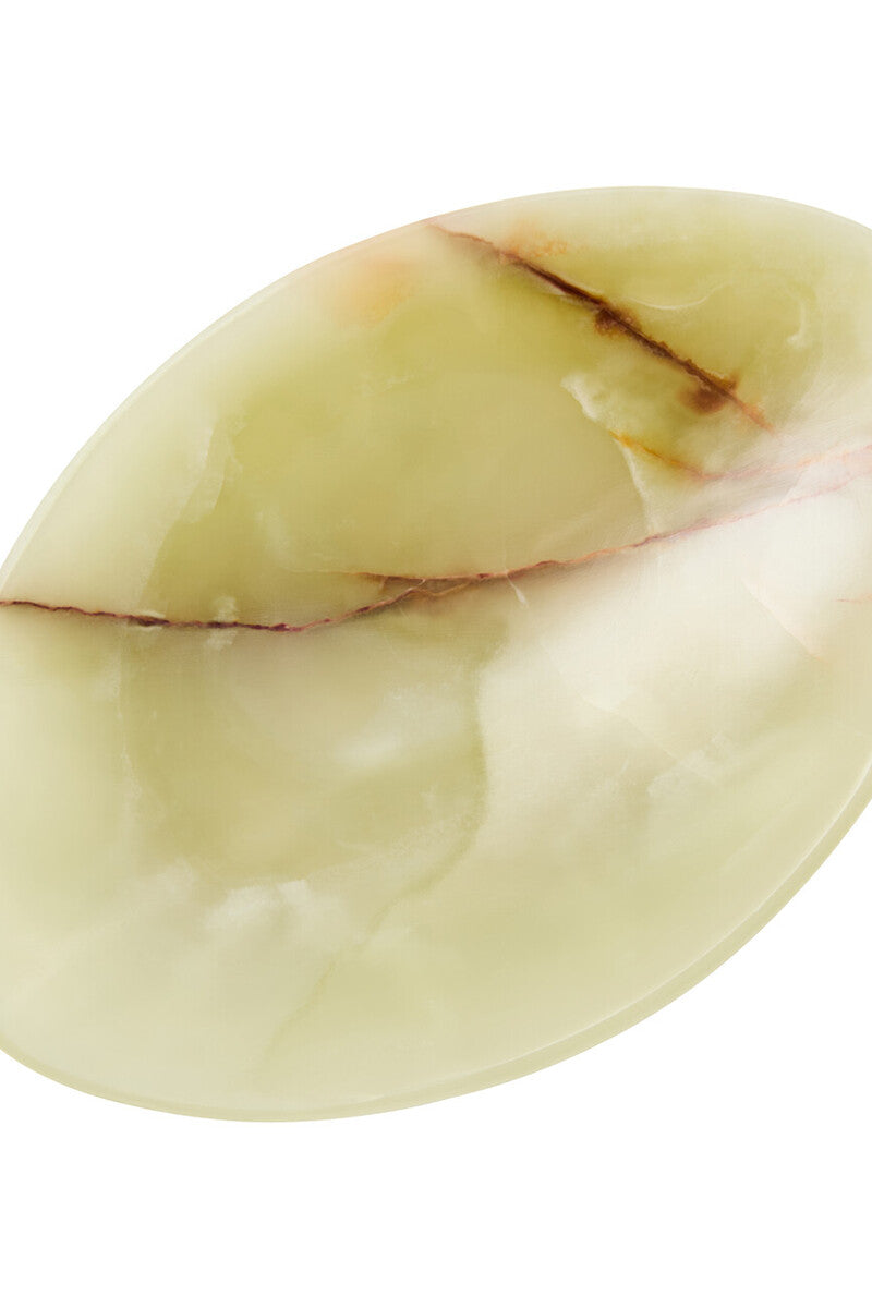 Orsina Oleena Onyx Oval Decorative Dish – Handcrafted Natural Stone