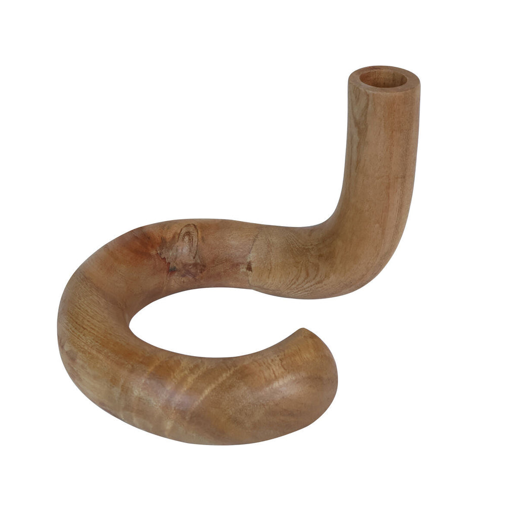 Orsina Arlo Natural Wood Candle Holder – Modern Minimalist Decor