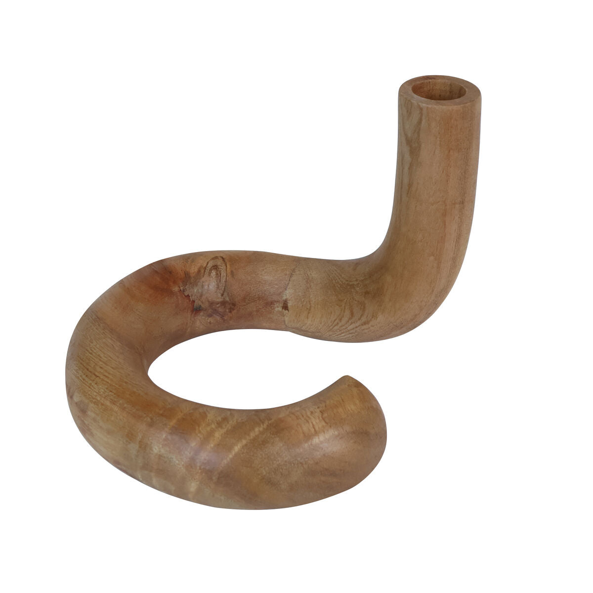 Orsina Arlo Natural Wood Candle Holder – Modern Minimalist Decor