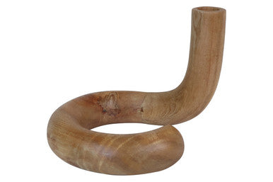 Orsina Arlo Natural Wood Candle Holder – Modern Minimalist Decor