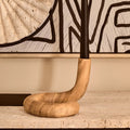 Orsina Arlo Natural Wood Candle Holder – Modern Minimalist Decor