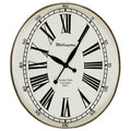 Orsina Hampstead Wall Clock – White and Black Stainless Steel