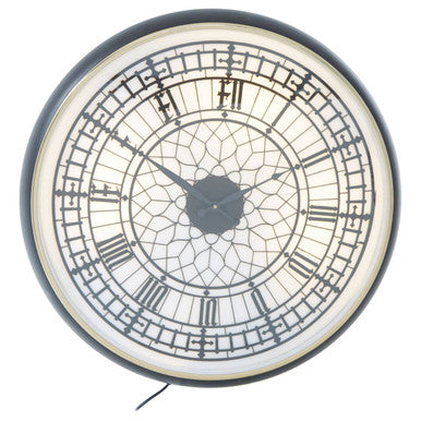Orsina Mateo Big Ben Wall Clock – Roman Numeral Vintage Style Decor