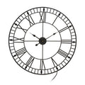 Orsina Genova Large LED Wall Clock – Modern Black and White Decor