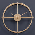Orsina Kent Small Gold Wall Clock – Minimalist Metal Kitchen Decor