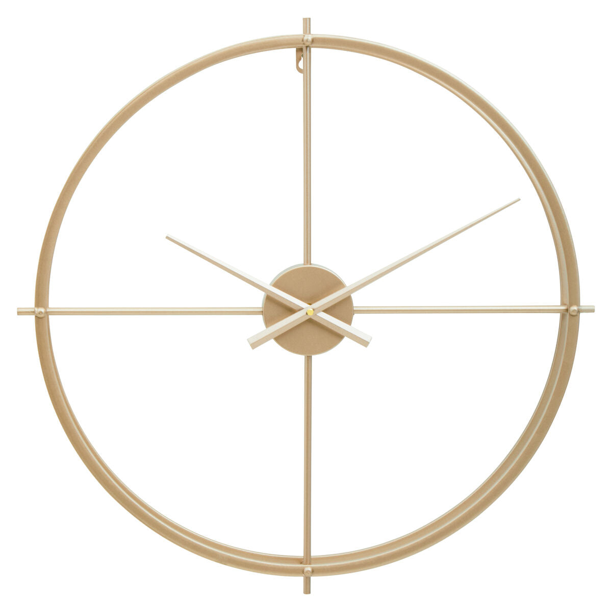 Orsina Kent Large Gold Wall Clock – Minimalist Metal Open Ring Design