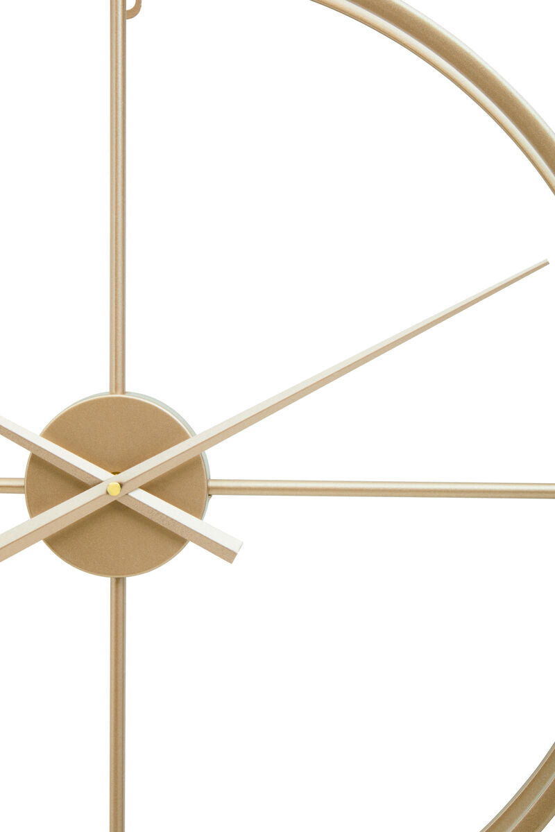 Orsina Kent Large Gold Wall Clock – Minimalist Metal Open Ring Design