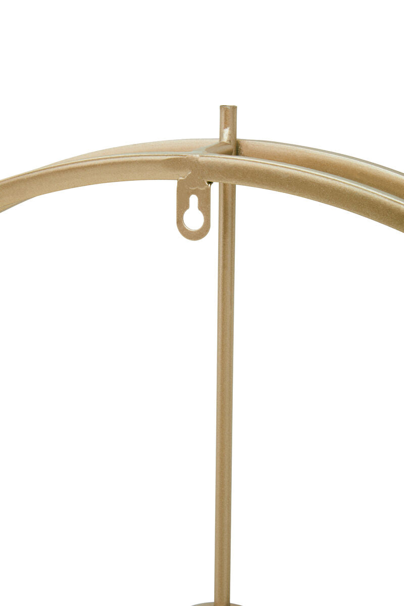 Orsina Kent Large Gold Wall Clock – Minimalist Metal Open Ring Design