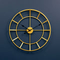 Orsina Kent Large Gold Metal Wall Clock – Modern 60cm Open Frame