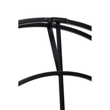 Orsina Kent Large Black Metal Wall Clock – Oversized Minimalist Art