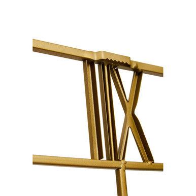 Orsina Kent Small Gold Square Wall Clock – Metal Roman Numeral Decor