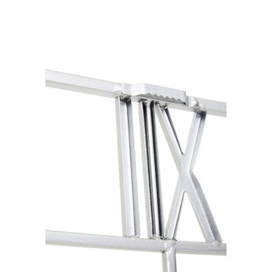 Orsina Kent Large Silver Square Wall Clock – Metal Roman Numeral Design