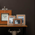 Orsina Churchill Tan Leather Photo Frame | 5x7 Picture Display