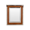 Orsina Churchill Tan Leather and Nickel Photo Frame - 6 x 8 in