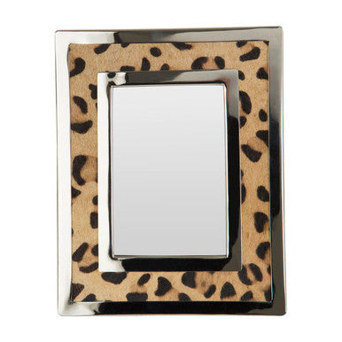 Orsina Kensington Townhouse Leopard Print Photo Frame – 4x6 Steel