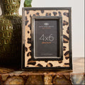 Orsina Kensington Townhouse Leopard Print Photo Frame – 4x6 Steel