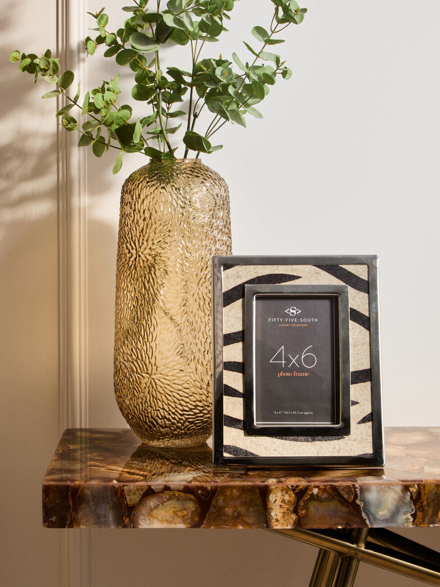 Orsina Zebra Photo Frame – 4x6 Monochrome Kensington Townhouse