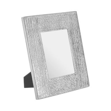 Orsina Kensington Hammered Silver 5x7 Photo Frame | Aluminium Decor
