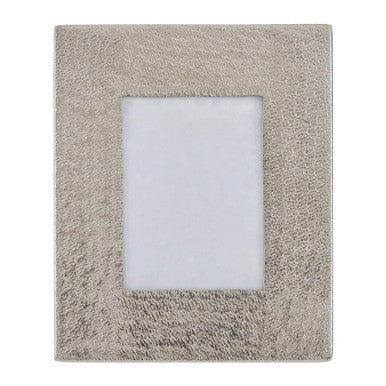Orsina Kensington Hammered Silver 5x7 Photo Frame | Aluminium Decor