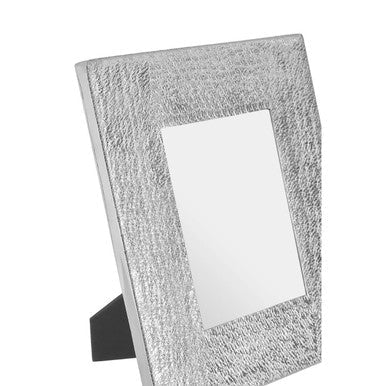 Orsina Kensington Hammered Silver 5x7 Photo Frame | Aluminium Decor