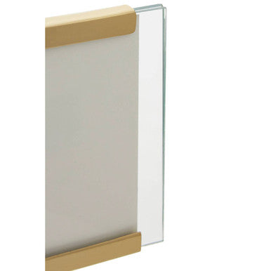 Orsina Miley Small Gold Photo Frame | Modern Floating Picture Display