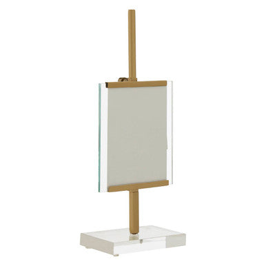 Orsina Miley Large Gold Floating Photo Frame | Modern Stainless Steel