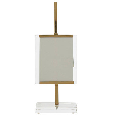 Orsina Miley Large Gold Floating Photo Frame | Modern Stainless Steel