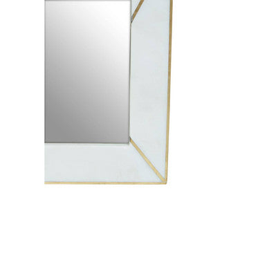 Orsina Sena 5x7 Photo Frame | White Marble with Gold Inlay Decor
