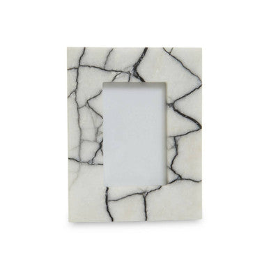 Orsina Marmara White and Black Marble Photo Frame | 4x6 Small Frame