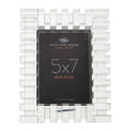 Orsina Carrie 5x7 Crystal Photo Frame | Clear Glass Tabletop Display