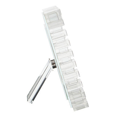 Orsina Carrie 5x7 Crystal Photo Frame | Clear Glass Tabletop Display