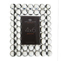 Orsina Carrie 4x6 Crystal Bubble Photo Frame | Clear Glass Picture Display