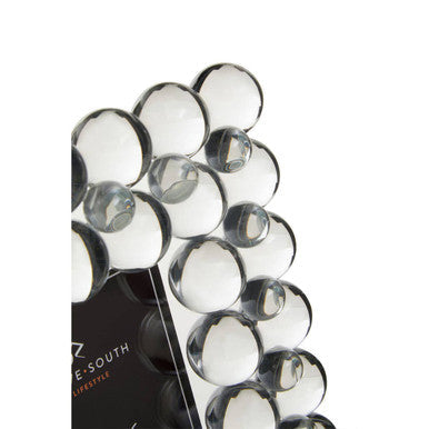 Orsina Carrie 4x6 Crystal Bubble Photo Frame | Clear Glass Picture Display