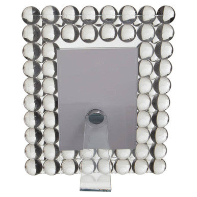 Orsina Carrie Crystal Bubble Glass Photo Frame | 5x7 Modern Tabletop