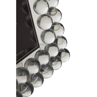 Orsina Carrie Crystal Bubble Glass Photo Frame | 5x7 Modern Tabletop