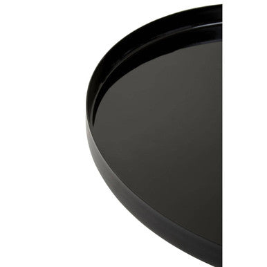 Orsina Ramus Black and White Ombre Iron Decorative Trays – Set of 2