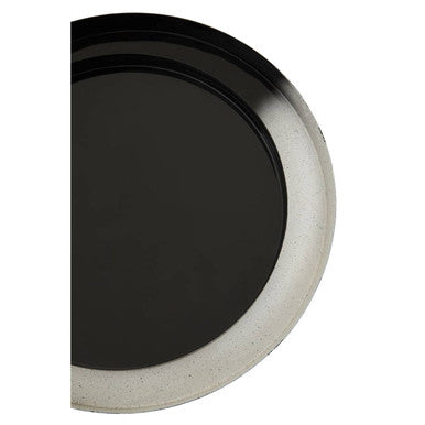 Orsina Ramus Black and White Ombre Iron Decorative Trays – Set of 2