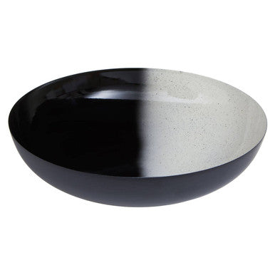Orsina Ramus Ombre Bowl – Black and White Decorative Serving Bowl