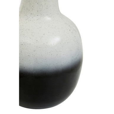 Orsina Ramus Small Black and White Ombre Vase – Modern Minimalist Decor