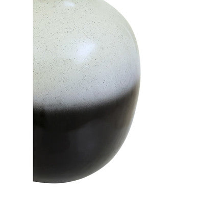 Orsina Ramus Large Black and White Ombre Vase | Sculptural Decor